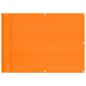 Preview: Balkon-Sichtschutz Orange 75x700 cm 100 % Polyester-Oxford