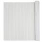 Preview: Gartenzaun Doppelseitig Weiß 1,8x5 m PVC