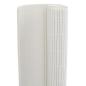Preview: Gartenzaun Doppelseitig Weiß 1,8x5 m PVC