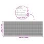 Preview: Gartenzaun Doppelseitig Weiß 1,8x5 m PVC