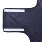 Preview: Hunde Regenmantel mit Reflexstreifen Polyester Marineblau 3XL