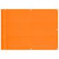 Preview: Balkon-Sichtschutz Orange 75x800 cm 100 % Polyester-Oxford
