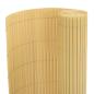 Preview: Gartenzaun Doppelseitig Gelb 1,8x3 m PVC