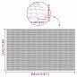 Preview: Gartenzaun Doppelseitig Gelb 1,8x3 m PVC