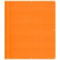 Preview: Balkon-Sichtschutz Orange 120x800 cm 100% Polyester-Oxford