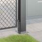 Preview: Pfostenträger Quadrat 4 Stk. 81x81 mm Pulverbeschichteter Stahl