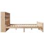 Preview: Massivholzbett mit Regal ohne Matratze 120x190 cm Kiefer