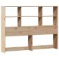 Preview: Massivholzbett mit Regal ohne Matratze 120x190 cm Kiefer
