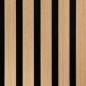 Preview: Akustik Wandpaneele 8 Stk. Lamellen 60,5x60 cm Eichenfurnier