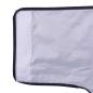 Preview: Hunde Regenmantel mit Reflexstreifen Polyester Marineblau 4XL