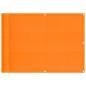 Preview: Balkon-Sichtschutz Orange 75x1000 cm 100 % Polyester-Oxford