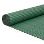 Preview: Gartenzaun Doppelseitig Grün 1,8x3 m PVC