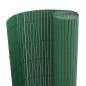 Preview: Gartenzaun Doppelseitig Grün 1,8x3 m PVC