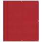 Preview: Balkon-Sichtschutz Rot 120x700 cm 100% Polyester-Oxford