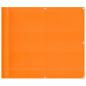 Preview: Balkon-Sichtschutz Orange 90x800 cm 100% Polyester-Oxford
