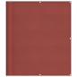 Preview: Balkon-Sichtschutz Terrakotta 120x800 cm 100 % Polyester-Oxford