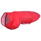 Preview: Hunde Regenmantel mit Reflexstreifen Polyester Rot S