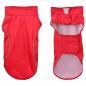 Preview: Hunde Regenmantel mit Reflexstreifen Polyester Rot S