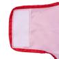 Preview: Hunde Regenmantel mit Reflexstreifen Polyester Rot S
