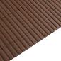 Preview: Gartenzaun Doppelseitig Braun 1,8x5 m PVC