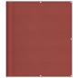 Preview: Balkon-Sichtschutz Terrakotta 120x700 cm 100 % Polyester-Oxford