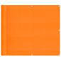 Preview: Balkon-Sichtschutz Orange 90x700 cm 100% Polyester-Oxford
