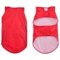 Preview: Hunde Regenmantel mit Reflexstreifen Polyester Rot L