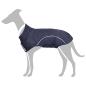 Preview: ARDEBO.de - Hunde Regenmantel mit Reflexstreifen Polyester Marineblau XL