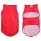 Preview: Hunde Regenmantel mit Reflexstreifen Polyester Rot XL