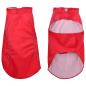 Preview: Hunde Regenmantel mit Reflexstreifen Polyester Rot 3XL