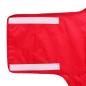 Preview: Hunde Regenmantel mit Reflexstreifen Polyester Rot 3XL