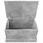 Preview: Truhe Betongrau 50x30x28 cm Holzwerkstoff