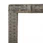 Preview: 9-tlg. Garten-Essgruppe mit Kissen Grau Poly Rattan