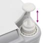 Preview: Camping-Toilette Tragbar Grau und Weiß 22+12 L HDPE