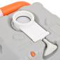 Preview: Camping-Toilette Tragbar Grau und Weiß 22+12 L HDPE