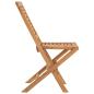 Preview: Klappstühle, 2 Stück, 47 x 63 x 90 cm, Massivholz Teak