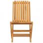 Preview: Gartenstühle 2 Stk. Klappbar 47x47x89 cm Massivholz Teak