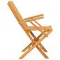 Preview: Gartenstühle 2 Stk. Klappbar 61x67x90 cm Massivholz Teak