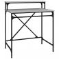 Preview: Schreibtisch Grau Sonoma 80x50x90 cm Holzwerkstoff und Eisen