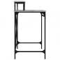 Preview: Schreibtisch Grau Sonoma 80x50x90 cm Holzwerkstoff und Eisen