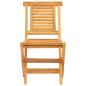 Preview: Klappst?hle, 6 St?ck, 47 x 63 x 90 cm, Massivholz Teak