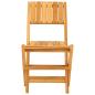 Preview: Klappstühle, 6 Stück, 47 x 62 x 90 cm, Massivholz Teak