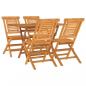 Preview: ARDEBO.de - 5-tlg. Garten-Essgruppe Massivholz Teak