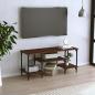 Preview: ARDEBO.de - TV-Schrank Braun Eichen-Optik 102x35x45,5 cm Holzwerkstoff