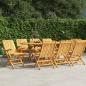 Preview: ARDEBO.de - Gartenstühle 8 Stk. Klappbar 61x67x90 cm Massivholz Teak