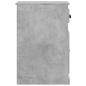 Preview: Beistellschrank mit Schublade Betongrau 40x50x75 cm