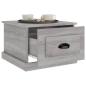 Preview: Couchtisch Grau Sonoma 50x50x35 cm Holzwerkstoff