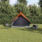 Preview: Campingzelt 3-Personen Grau und Orange Polyester 3-Personen