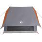 Preview: Campingzelt 3-Personen Grau und Orange Polyester 3-Personen