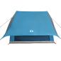 Preview: Familienzelt mit Dach Blau und Grau 256 x 256 x 185 cm